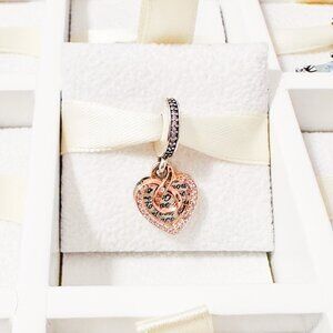 925 Sterling Silver Infinity Heart Mom To Me You Are Perfect Charm Bead